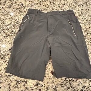 Columbia Titanium Men's Charcoal‎ Flat Front Shorts